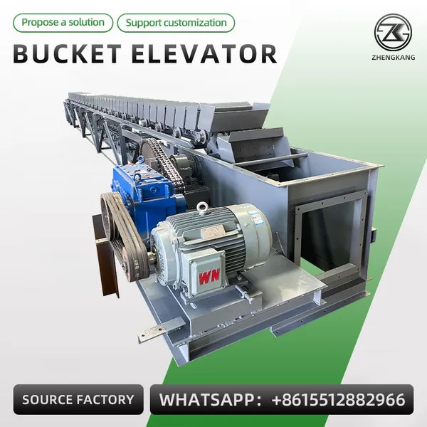 Heavy Duty Chain Bucket Elevator Conveyor Industrial Bulk Material Handling Equipment photo-2