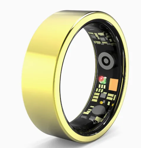 Titanium Smart Health Ring / Heart Rate, Sleep, Blood Pressure Monitoring Fitness Waterproof Smart Ring（Wechat:13510231336）