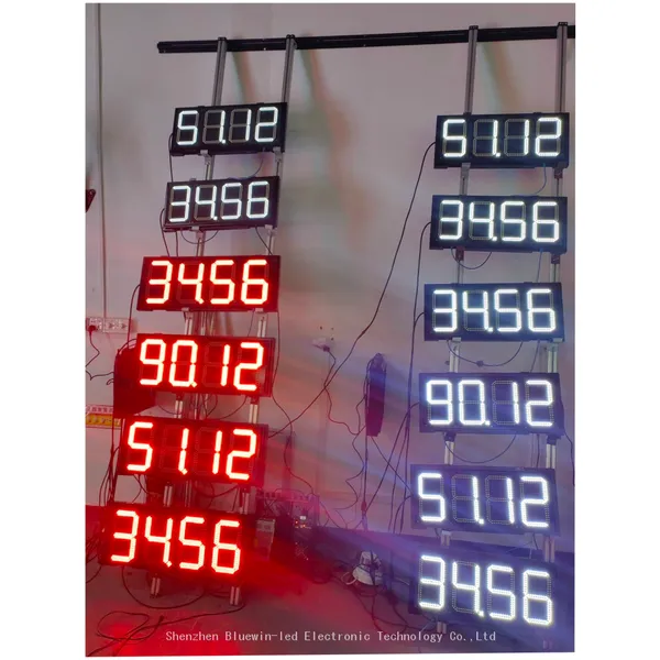 Fuel Station Pylon Price Sign Led Digital High Lighting Gas Price Sign Single/double Display Advertising Price Signage photo-4