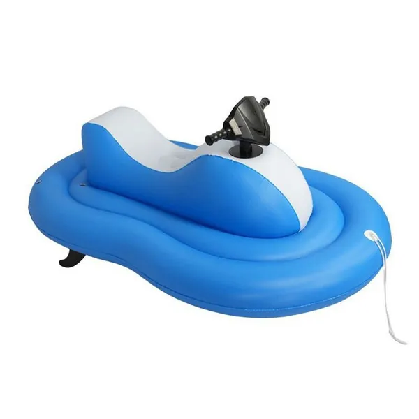 Custom Electric Motorized Pool Floats with Lithium Battery 2600mah Inflatable Ride on Water Float for Lake Pool Recreation