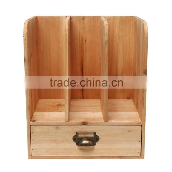 2015 High Quality Wooden Organizer Wooden Desk Book Shelf photo-4