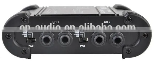 1/4" Instrument to 1/4" XLR Dual Channel DI Box DB-06 photo-5