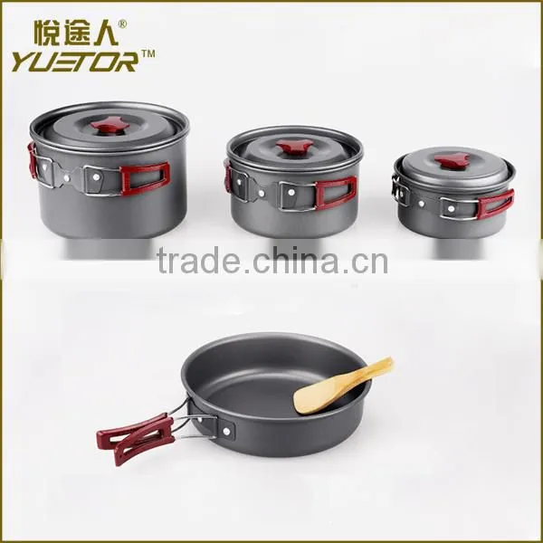 Portable Non-toxic and Odorless Outdoor Cookware Set for 3-5 Person for Camping Hiking photo-5