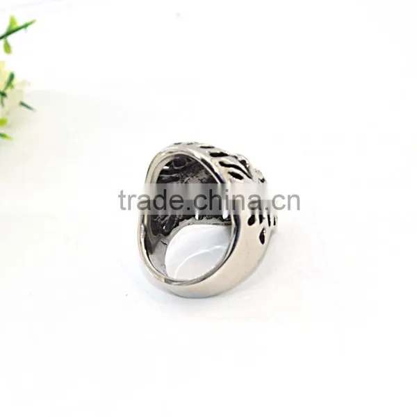 Rocker Stainless Steel Jewelry Punk Skull Rings for Men photo-4