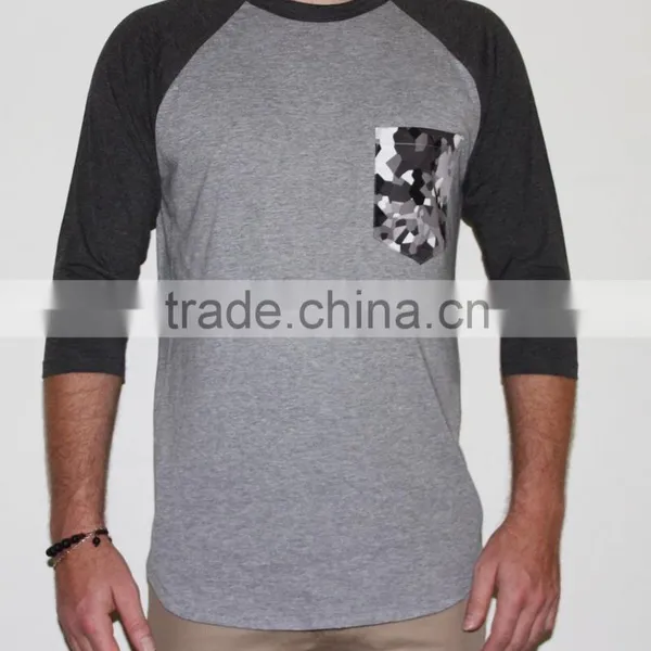 Custom Pocket Raglan Tees photo-5