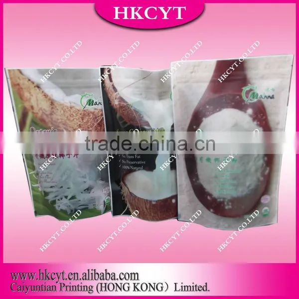 Zipper Top Sealing & Handle Custom Food Packaging Pouch photo-4