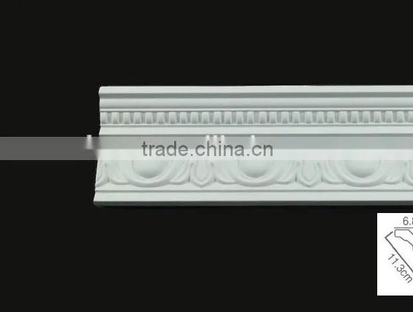 Easy Installation Crowns Pu Ceiling Cornice Mouldings