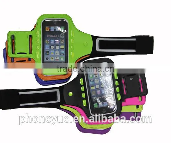 LED Light Sport Running Clear Touch Waterproof Pouch Arm Band Case For IPhone 6 photo-4