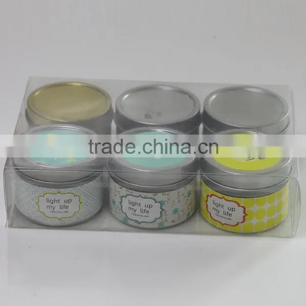 Metal Tin Candle With Metal Lid photo-6