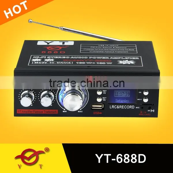 12V 2 Channel Amplifier YT-688D With Usb/tf photo-6