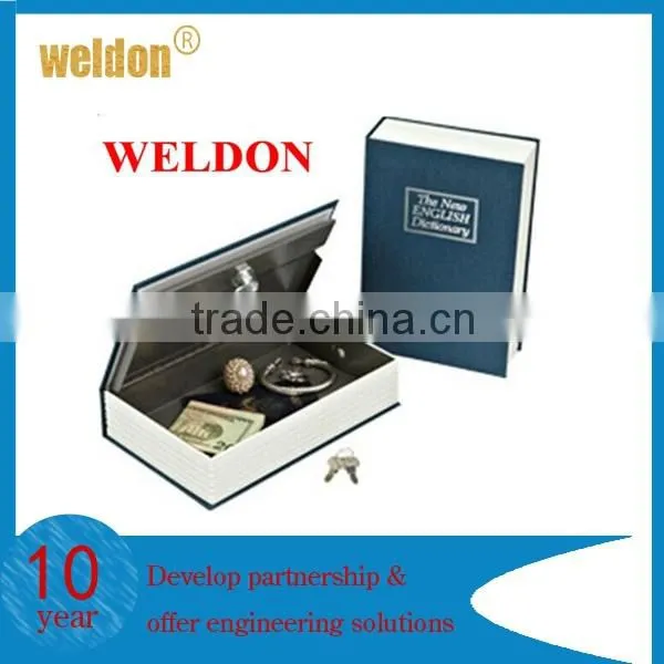 High Quality Black Dictionary Hidden Secret Book Box Security Key With Lock photo-6