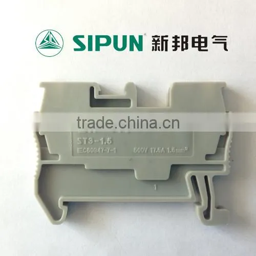ST3-1.5 Spring Clamp Din Rail Terminal Block Spring Most Popular photo-3