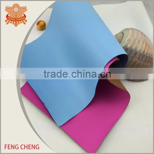 Decorative Breathable Anti-bacterial pu Leather Fabric photo-6