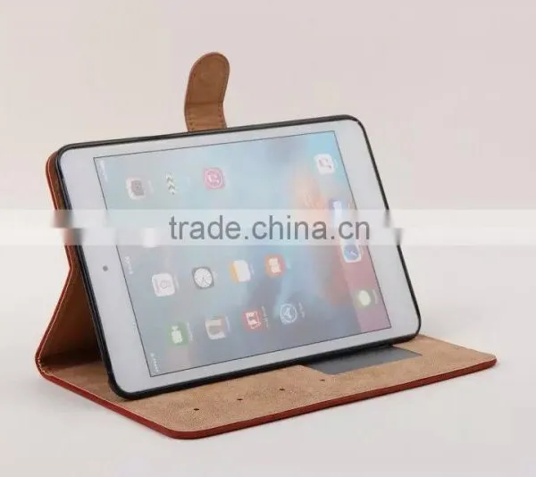 Squirrel Grain Leather Flip Case for IPad Mini 4 Wallet Cover Case With Card Slot MT-5298 photo-2