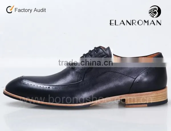 Top Quality Men Shoes Genuine Leather Oxford Shoes Men Leather Dress Shoes photo-3