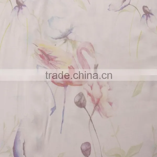 Fashion Design Fabric Printed by Woven Poplin Cotton Fabric for Wedding Dress photo-2
