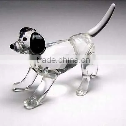 Sculpture Crystal Dog