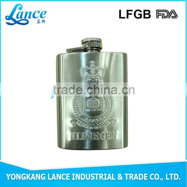 2016 New Design Stainless Steel Laser Hip Flask Bling Flasks photo-3