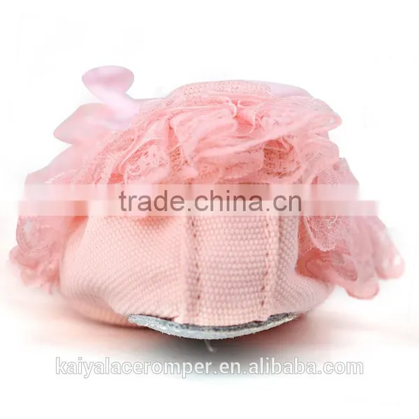 Pink Shoes With Lace Baby Dancing Shoes,Toddler Girls Soft Ballet Shoes photo-6