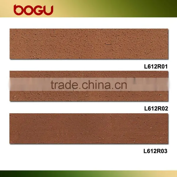 a Rough Surface Floor Tile Red Clay Brick Look Flooring photo-3