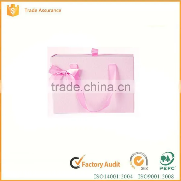 China Supplier 2016 Customized Wholesale Luxurious Packaging Cardboard Paper Gift Boxes With Bowknot Supplier's Choice photo-3
