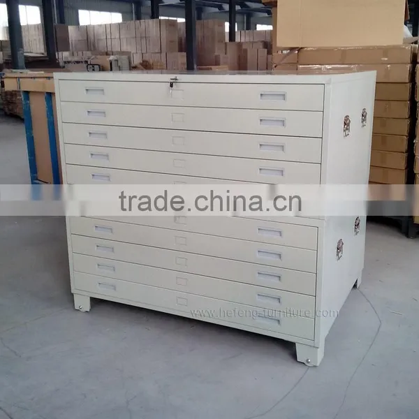 Office Furniture Steel Drawing Cabinet / Steel Map File Cabinet photo-4