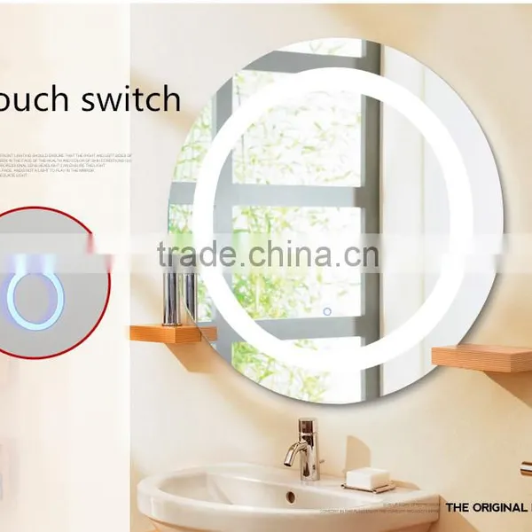 With the Light Mirror/Defend Bath Cosmetic Mirror Bathroom LED Lights/ Hanging Hangs Anti-fog Mirror Wall Lamp photo-2
