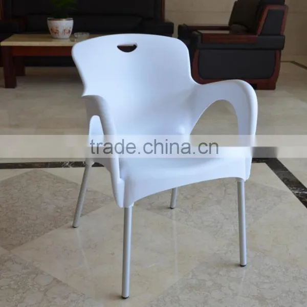 White Blow Mold Folding Chair