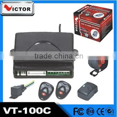 easy car alarm system with built-in central locking module