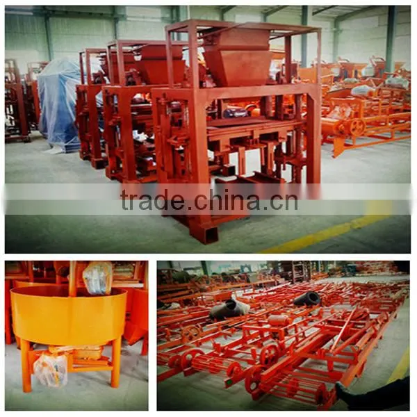 China Famous Brand Factory Price Concrete Block Molding Machine,Simple Hollow Block Making Machine Line QT40-1 photo-4