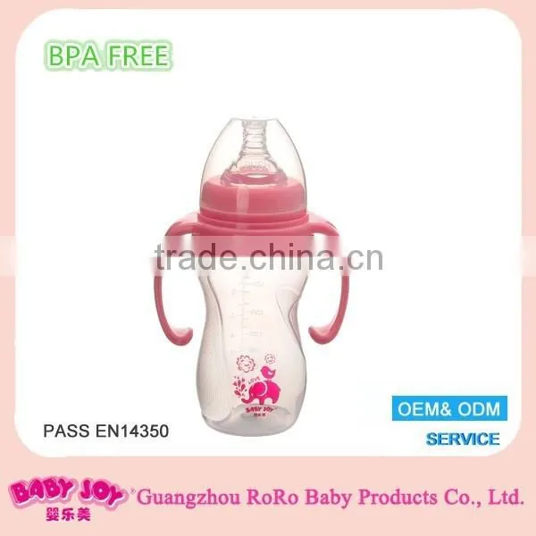 Factory Price Good Quality Standard Neck Durable BPA Free 9oz 270ml PP Baby Milk Drinking Bottle Wholesale