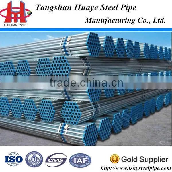 Manufacturing Welded Galvanzied Round Steel Pipe