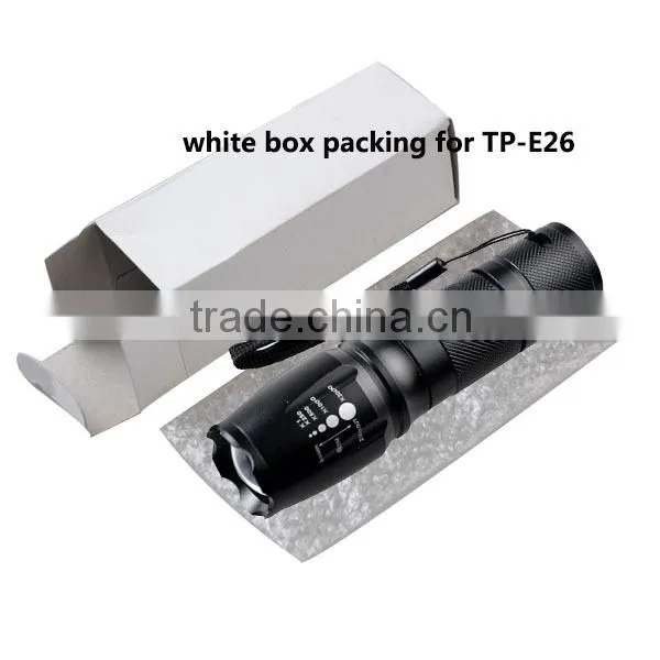 Ultra Bright E26 Aluminum 26650/18650/3*AAA Battery Military 1200 Lumen Best Tactical Flashlight Rechargeable Quality Choice photo-5