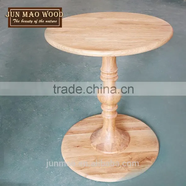 Furniture Factory Selling Solid Wooden Small Round Coffee Shop Tables And Chairs photo-2