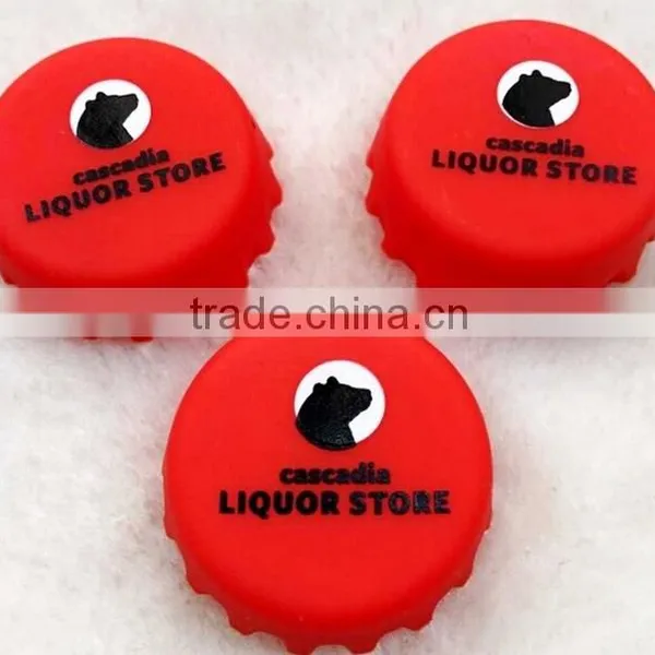 Free Sample! Silicone Reusable Milk Bottle Caps, Custom Logo Printed Beer Bottle Caps