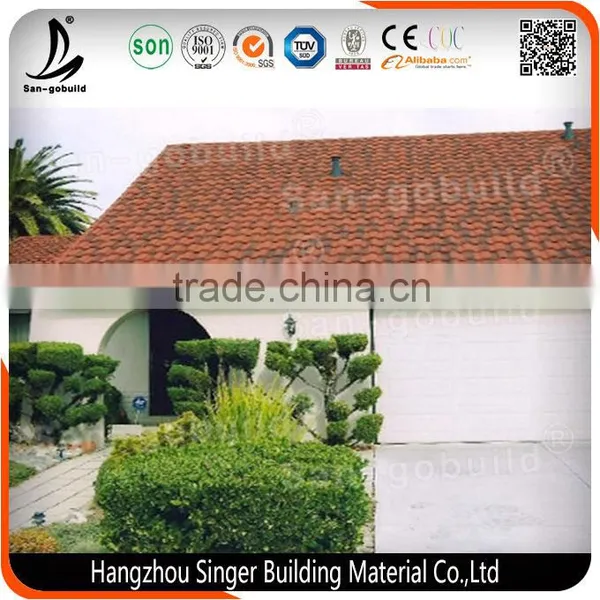 Factory Direct Sell High Quality Roofing Sheet, Al-zinc Stone Coated Metal Roof photo-2