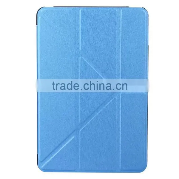 Silk Pattern Bling PU Leather Transformer Foldable Cover For IPad Mini 4 photo-6