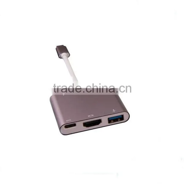 USB Type C 3.1 Hub to 4 Ports USB 3.0 Adapter Converter for the MacBook photo-4