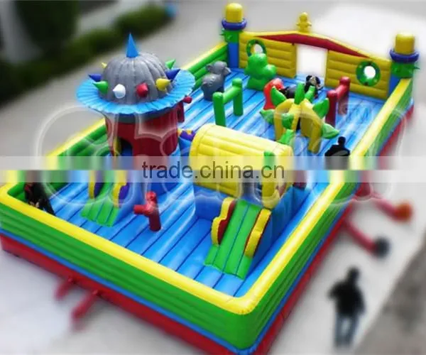 Hot Selling Commercial Inflatable Obstacle Course, Inflatable Castle Playground Amusement Park Quality Choice photo-4