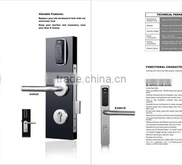 Waterproof Key Card Locks/hotel Lock /IC Hotel Lock (promotion) photo-2