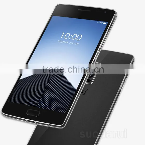 Fashion Crystal Soft Slim TPU Transparent Mobile Phone Cases Silicon Gel Covers For One Plus One photo-3