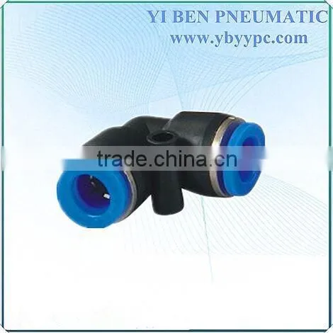 PV 3/8'' 1/8'' Plastic Union Elbow Pneumatic Fitting/air Condition Pipe Fittings