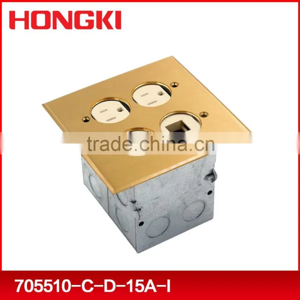 UL Listed Brass Recessed Floor Boxes and Covers photo-4