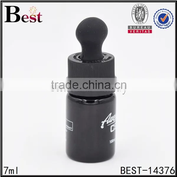 7ml High Quality Special White Glass Round Serum Dropper Bottle Childproof Top photo-4