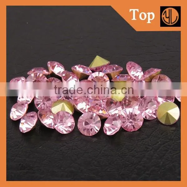 Orlando City Sells Well Glass Crystal Pointback Rhinestones photo-3