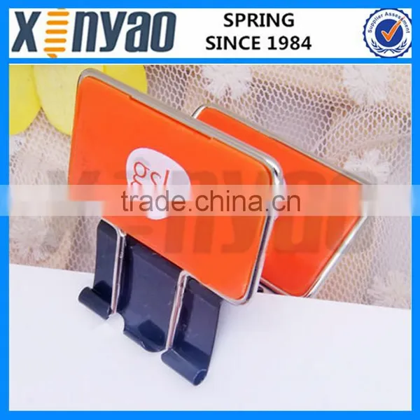 Plastic Logo Print Rectangular Binder Clip photo-3
