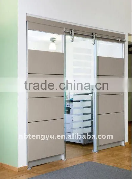 modern glass office partition/room divider