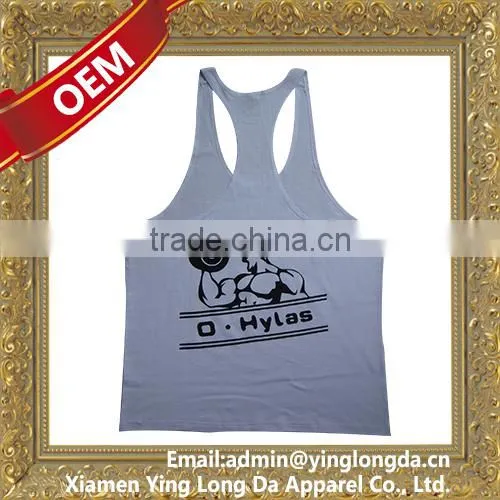 Good Quality Crazy Selling Men's Plain White Tank Tops photo-2
