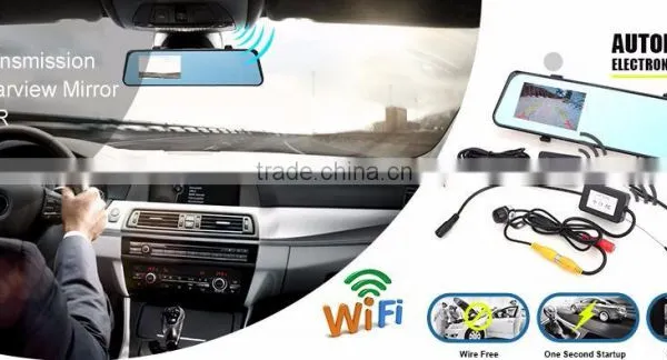 Full HD 1080P 5" Dual Camera Android GPS Navigation Wireless Wifi FM Reverse Parking Car DVR Rearview Mirror Recorder Dash Cam photo-5