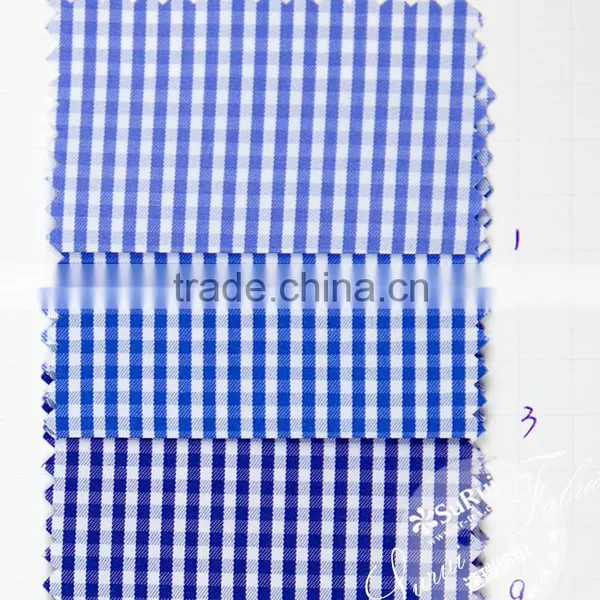 China Supplier Polyester Cotton 2mm Plaid Nurse Uniform Fabric Quality Choice photo-3